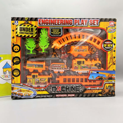 Engineering Play Set Construction Train Track Toy