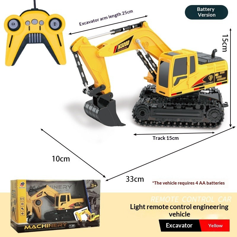 1:24 Scale Remote Control Excavator Construction Truck