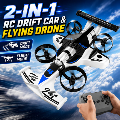2-in-1 RC F1 Racing Car & Flying Drone