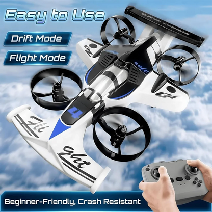 2-in-1 RC F1 Racing Car & Flying Drone