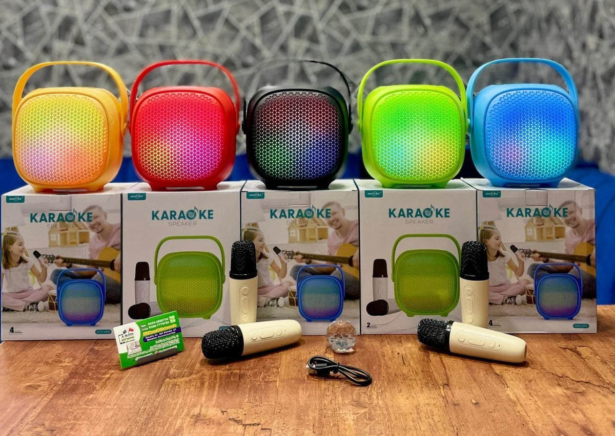 Karaoke GTS-2009 Wireless Bluetooth Speaker (With 2 Mic)
