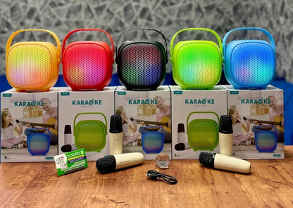 Karaoke GTS-2009 Wireless Bluetooth Speaker (With 2 Mic)
