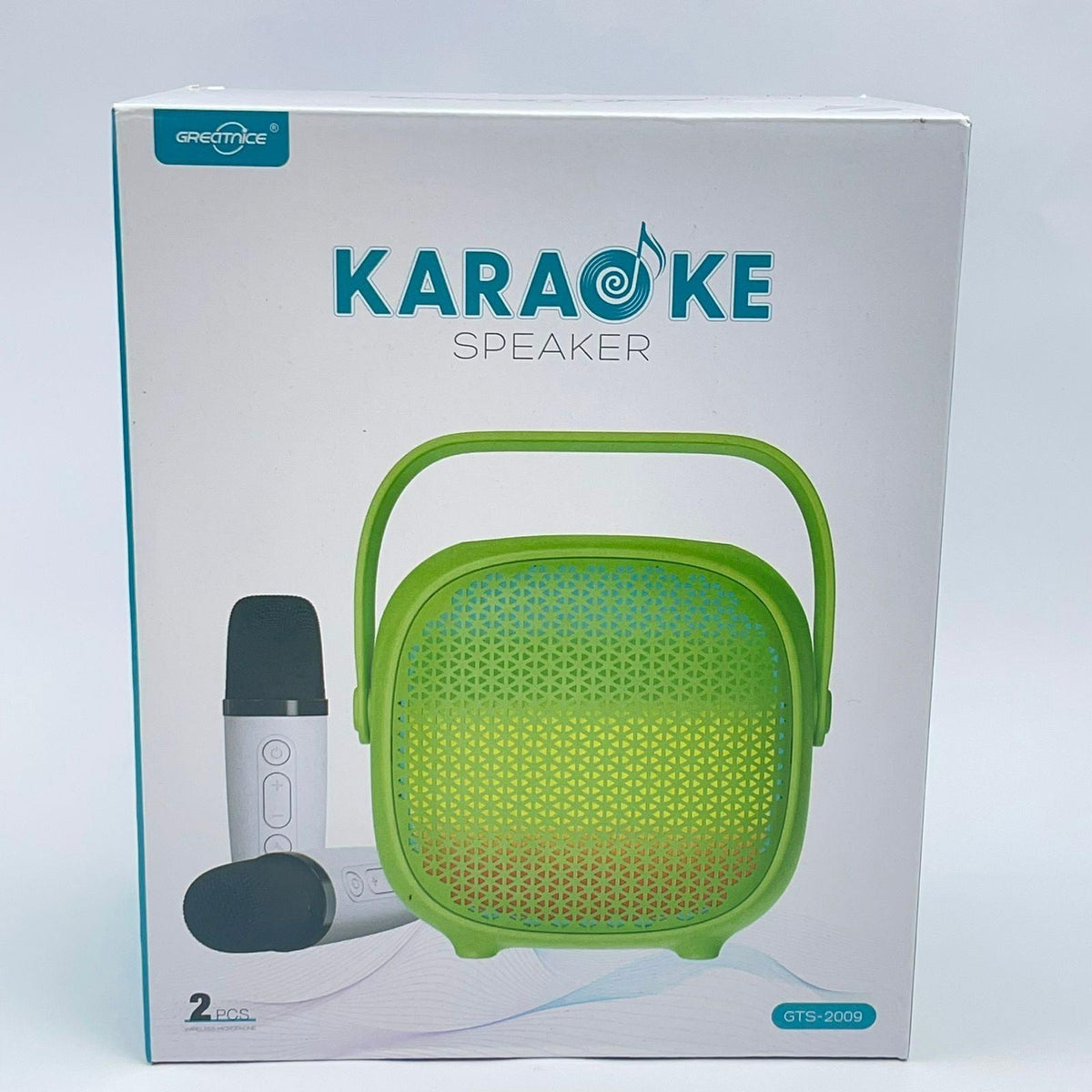 Karaoke GTS-2009 Wireless Bluetooth Speaker (With 2 Mic)