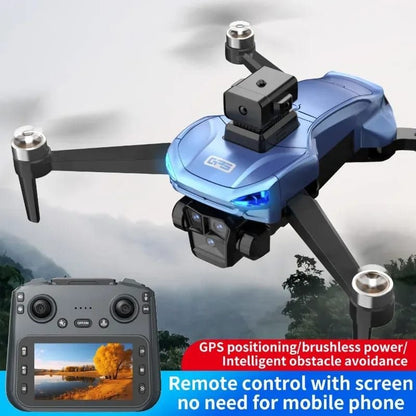 LH-X89G Brushless Motor GPS Camera Drone with HD Dual Camera & LCD Screen Remote