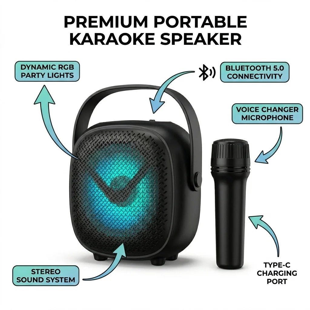 Karaoke GTS-2008 Wireless Bluetooth Speaker