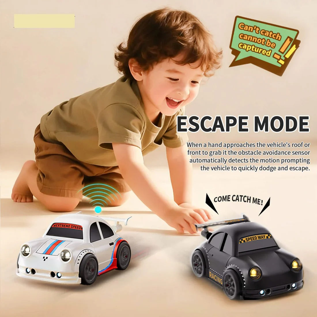 2.4GHz Electric Remote And Induction Controlled Mini Drift Car