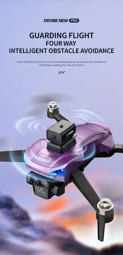 LH-X89G Brushless Motor GPS Camera Drone with HD Dual Camera & LCD Screen Remote