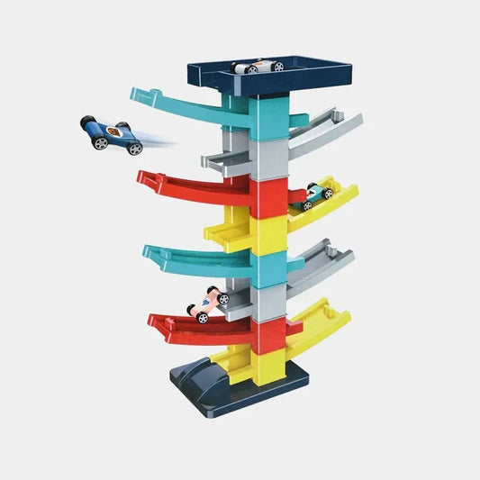 Gliding Railcar Building Blocks Track Set