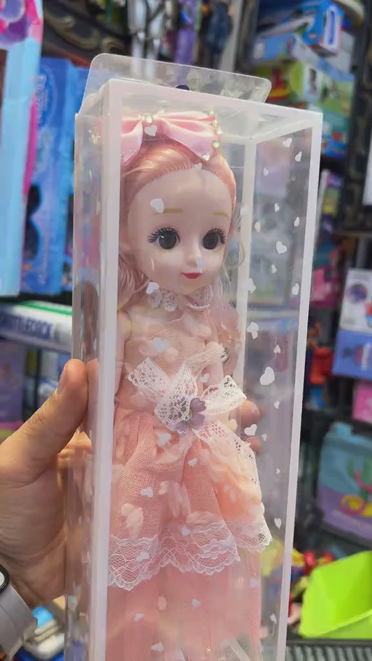 12-Inch Princess Bendable Doll With Dress & Accessories