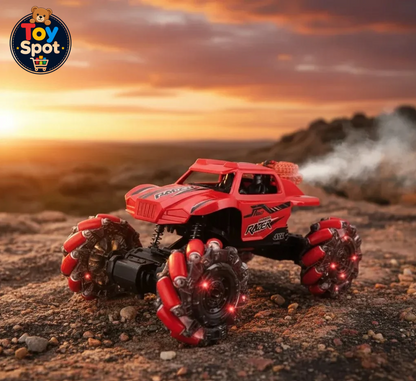 2.4GHz RC Stunt Climbing Truck With Smoke & LED Lights